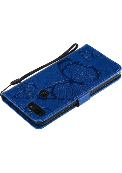 Kart Yuvası Standı ile Xiaomi 8 Lite Pu Deri Için Flip Case Darbeye (Yurt Dışından)