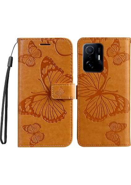Xiaomi 11T/11T Pro Pu Deri Darbeye Kapak Manyetik Flip Case (Yurt Dışından) fiyatları