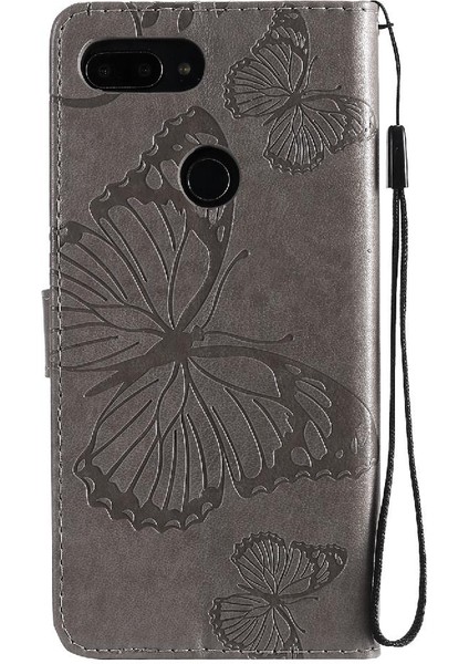 Kart Yuvası Standı ile Xiaomi 8 Lite Pu Deri Için Flip Case Darbeye (Yurt Dışından)