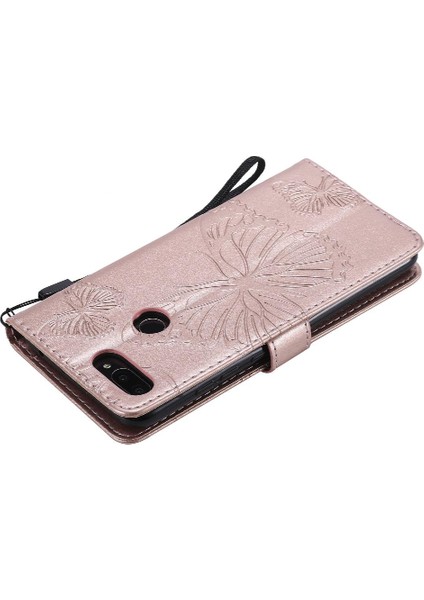 Kart Yuvası Standı ile Xiaomi 8 Lite Pu Deri Için Flip Case Darbeye (Yurt Dışından)