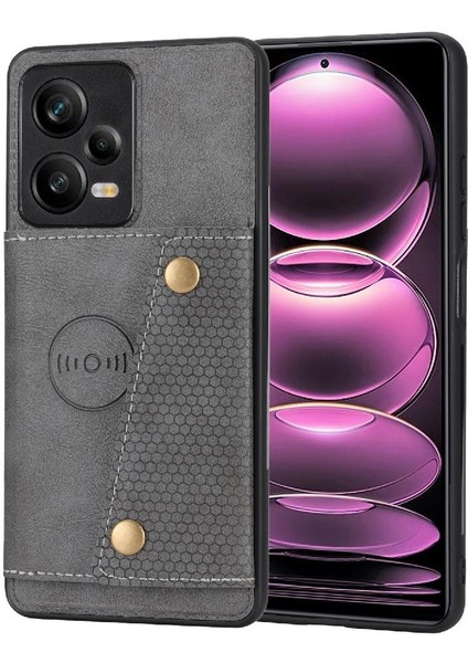Cüzdan Kılıf Için Xiaomi Redmi Not 12 Pro Darbeye Koruyucu Cüzdan Kılıf (Yurt Dışından)