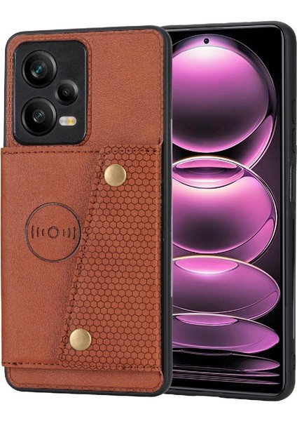 Cüzdan Kılıf Için Xiaomi Redmi Not 12 Pro Darbeye Koruyucu Cüzdan Kılıf (Yurt Dışından)