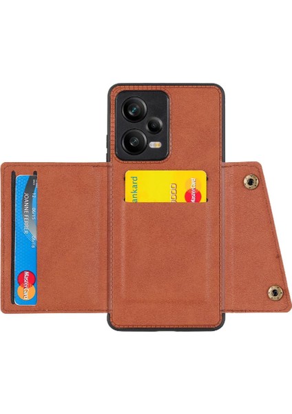 Cüzdan Kılıf Için Xiaomi Redmi Not 12 Pro Darbeye Koruyucu Cüzdan Kılıf (Yurt Dışından)