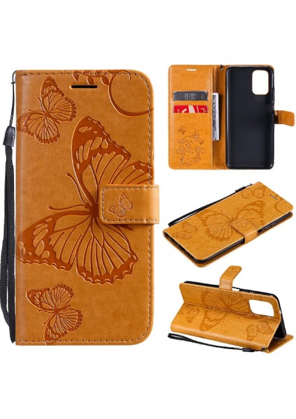 Xiaomi Redmi Not 10 Için Flip Case 4G/10S Kart Yuvası ile Manyetik Kapak Pu (Yurt Dışından)