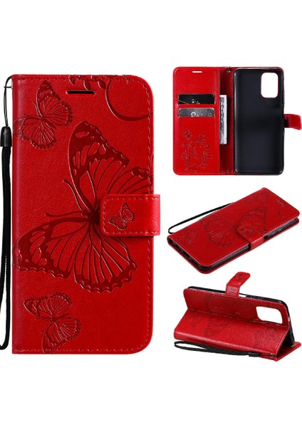 Xiaomi Redmi Not 10 Için Flip Case 4G/10S Kart Yuvası ile Manyetik Kapak Pu (Yurt Dışından)