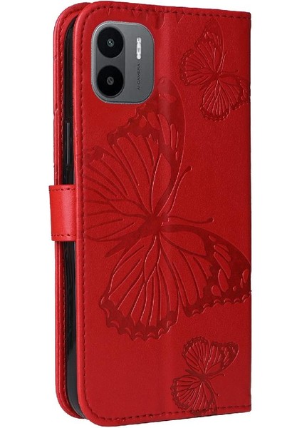 Xiaomi Redmi A1 Manyetik Kapak Flip Case Kickstand Pu Deri (Yurt Dışından)