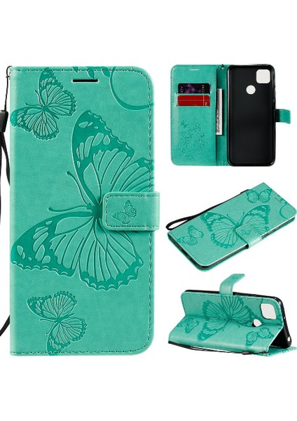 Xiaomi Redmi 9c Flip Case Kickstand Kart Yuvası Standı Pu Kapak (Yurt Dışından)