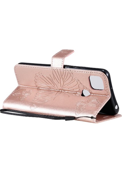 Xiaomi Redmi 9c Flip Case Kickstand Kart Yuvası Standı Pu Kapak (Yurt Dışından)