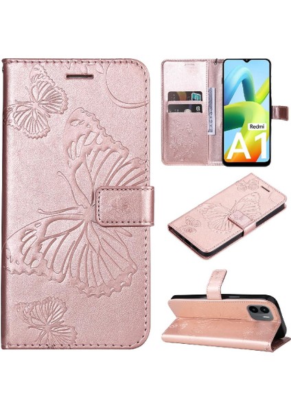 Xiaomi Redmi A1 Manyetik Kapak Flip Case Kickstand Pu Deri (Yurt Dışından)