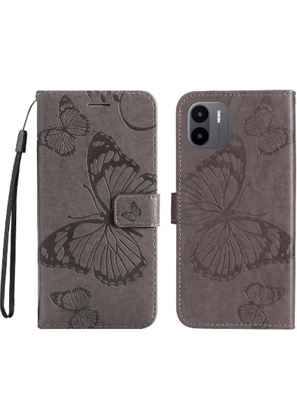 Xiaomi Redmi A1 Manyetik Kapak Flip Case Kickstand Pu Deri (Yurt Dışından)