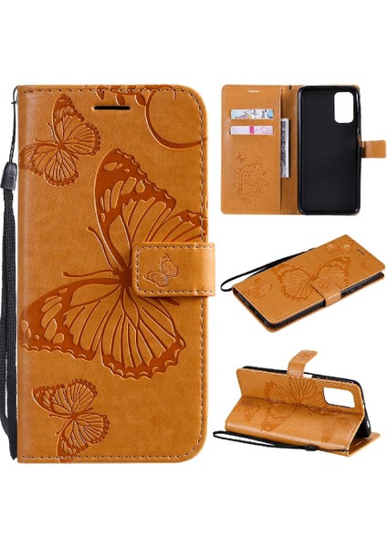 Xiaomi Redmi 9t Pu Deri Flip Case Kickstand Darbeye Kapak (Yurt Dışından)