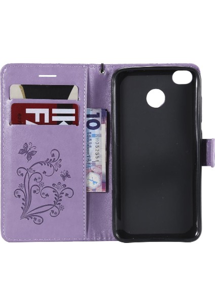 Kart Yuvası ile Xiaomi Redmi 4x Pu Deri Manyetik Kapak Için Flip Case (Yurt Dışından)
