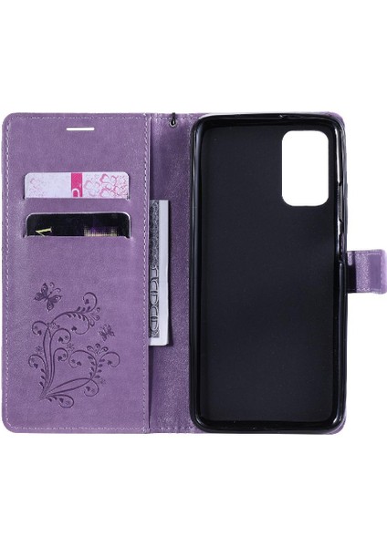 Xiaomi Redmi 9t Pu Deri Flip Case Kickstand Darbeye Kapak (Yurt Dışından)