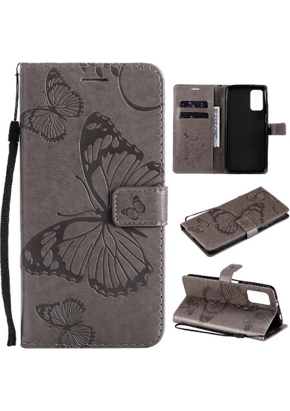 Xiaomi Redmi 9t Pu Deri Flip Case Kickstand Darbeye Kapak (Yurt Dışından)