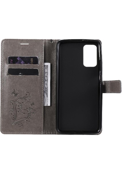Xiaomi Redmi 9t Pu Deri Flip Case Kickstand Darbeye Kapak (Yurt Dışından)