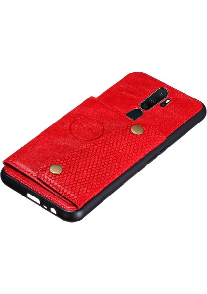 Oppo A9 2020 Buit Için Cüzdan Kılıf Demir Cüzdan Kılıf Kickstand Darbeye (Yurt Dışından)