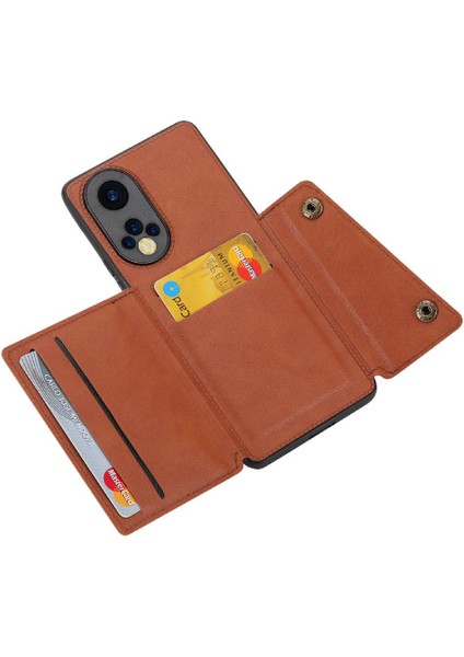 Cüzdan Kılıf Için Huawei Nova 9 Darbeye Koruyucu Kickstand Buit Demir (Yurt Dışından) indirimleri
