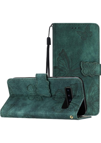 Samsung Galaxy S10 Artı Kart Yuvaları Tutucu Pu Deri Kapatma Için Flip Case (Yurt Dışından)