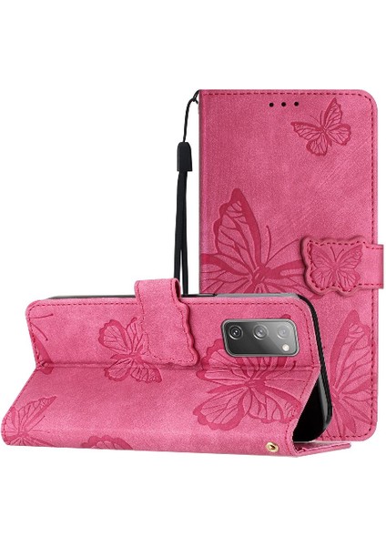Samsung Galaxy S20 Fe Pu Deri Manyetik Kapatma Cüzdan Için Flip Case (Yurt Dışından)