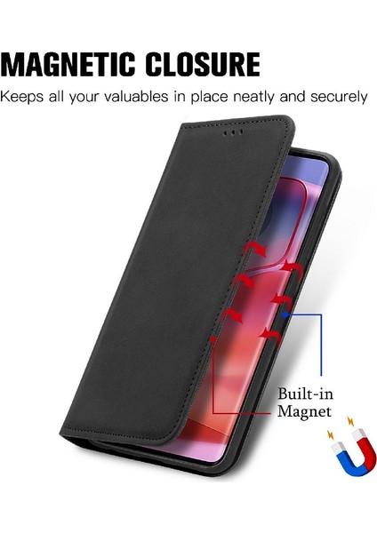 Motorola Moto Kenar 50 Pro Cüzdan Kılıf Için Flip Case Darbeye (Yurt Dışından)