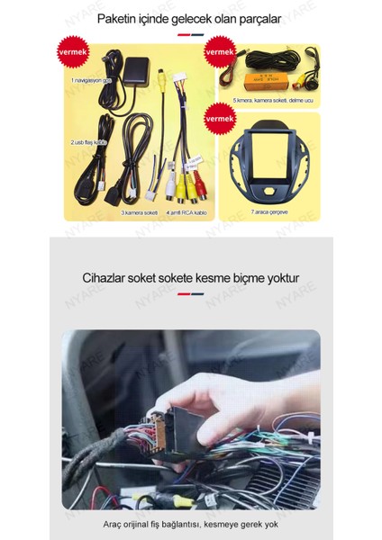 Honda Civic 2002-2006YIL 9'inç Araba Android Multimedya Carplay Navigasyon Cihazı