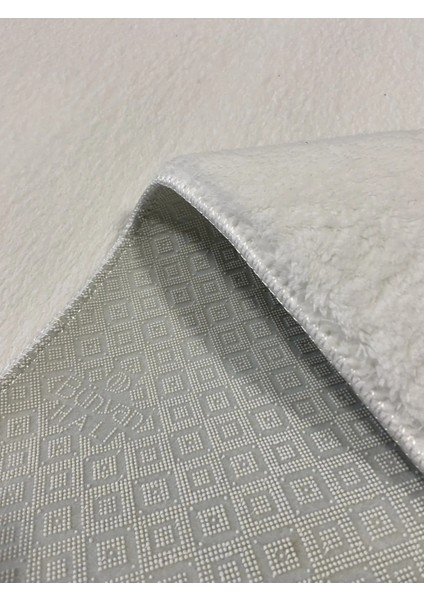 Frt Beyaz Dekoratif Peluş Puffy Kaymaz Taban Salon Mutfak Çocuk Odası Koridor Halısı fiyatları