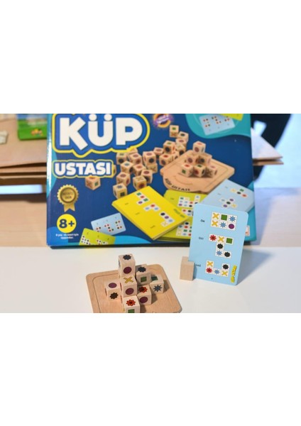 Küp Ustası: Mantık ve Matematik Zeka Oyunu Eğitici ve Eğlendirici Doğal Ahşap Akıl Oyunu fiyatları