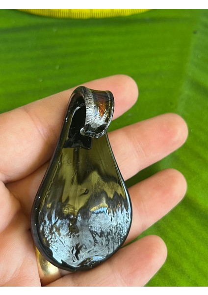 6x3 cm Cam Eritme El Boyama Kolye Ucu Takı Aksesuarı fiyatları