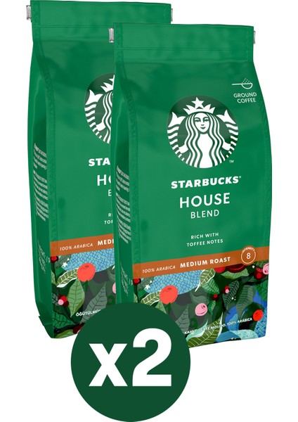 House Blend Öğütülmüş Kahve 2X200 gr