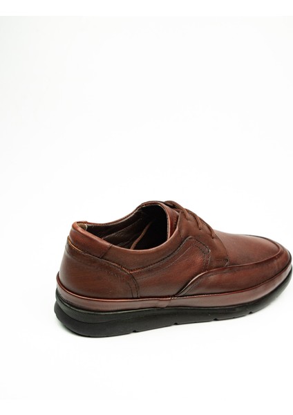 Restfull 9001 Kahverengi Deri Bağcıklı Comfort Erkek Günlük Ayakkabı fırsatları