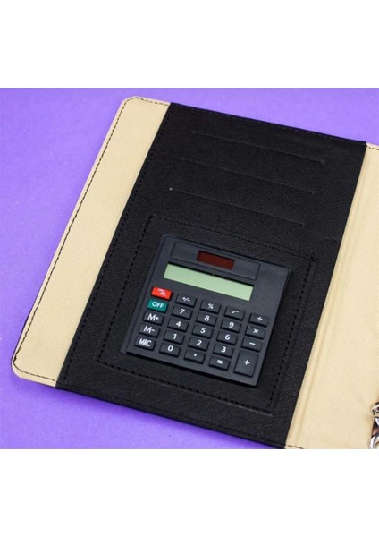 Uzun Kilitli Organizer Termo Deri Hesap Makineli-Mekanizmalı Tarihsiz Defter-Hediye Kişiye Özel Isim indirimleri