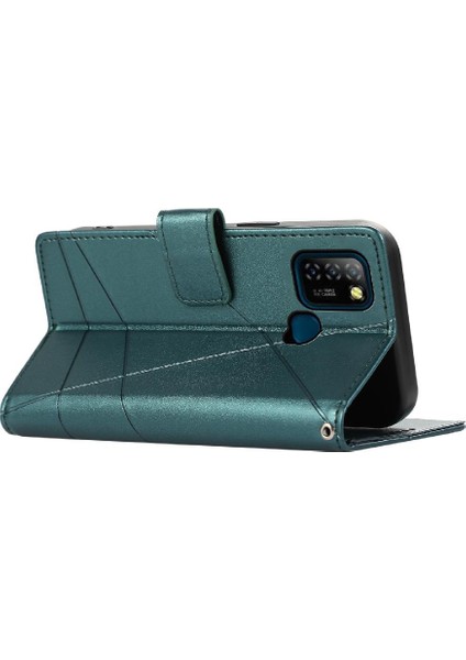 Infinix Sıcak 10 Lite Şok Emici Üç Kart Yuvaları Için Flip Case (Yurt Dışından)