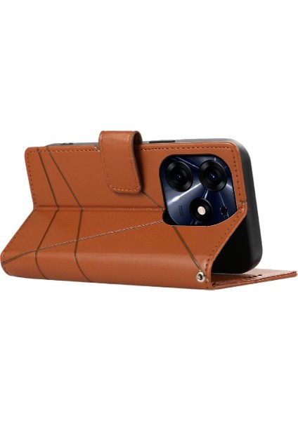 Tecno Spark 10 Pro Için Flip Case Darbeye Üç Kart Yuvaları Şok (Yurt Dışından)