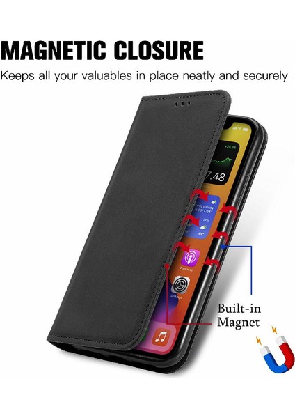 Xiaomi 14 Için Flip Case Ultra 5g Cüzdan Basit Iş Deri Kılıf Flip (Yurt Dışından)