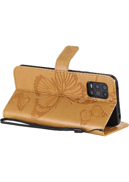 Xiaomi 10 Lite 5g Flip Case Kickstand Manyetik Kapak Pu Deri (Yurt Dışından)