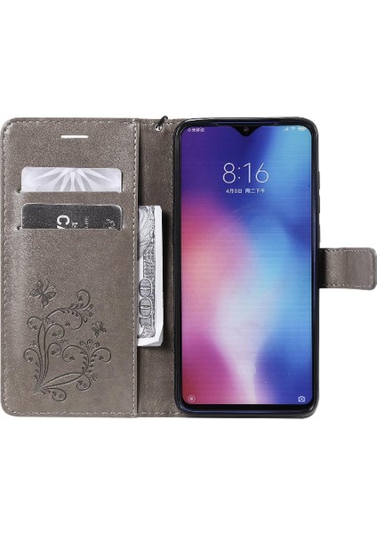 Xiaomi 9 Için Flip Case Manyetik Kapak Darbeye Kapak ile Kickstand Çevirin (Yurt Dışından)