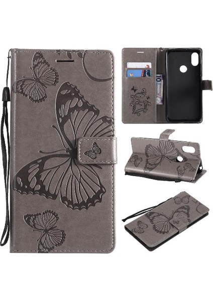 Xiaomi Redmi S2 Darbeye Kapak Pu Deri Manyetik Kapak Için Flip Case (Yurt Dışından)