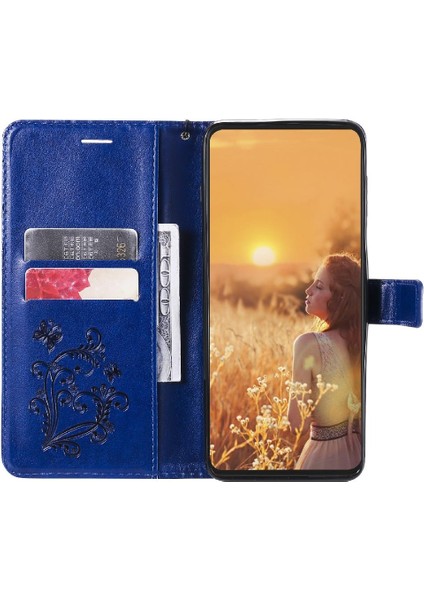 Xiaomi Redmi Not 10T Için Flip Case 5g Darbeye Kapak Kapak Kickstand Pu (Yurt Dışından)