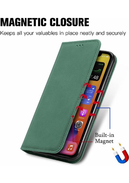 Xiaomi 14 Için Flip Case Ultra 5g Cüzdan Basit Iş Deri Kılıf Flip (Yurt Dışından)