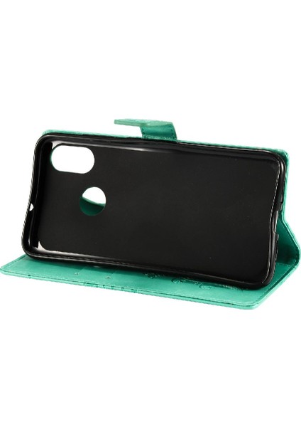 YH Mall Xiaomi 8 Için Flip Case Kickstand Darbeye Kapak Kart Yuvası ile Pu (Yurt Dışından)