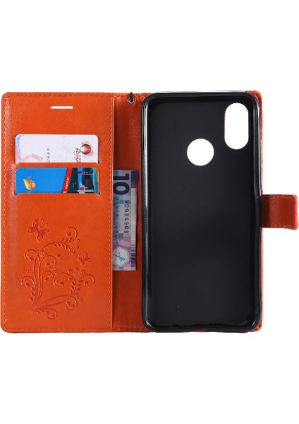 YH Mall Xiaomi 8 Için Flip Case Kickstand Darbeye Kapak Kart Yuvası ile Pu (Yurt Dışından)