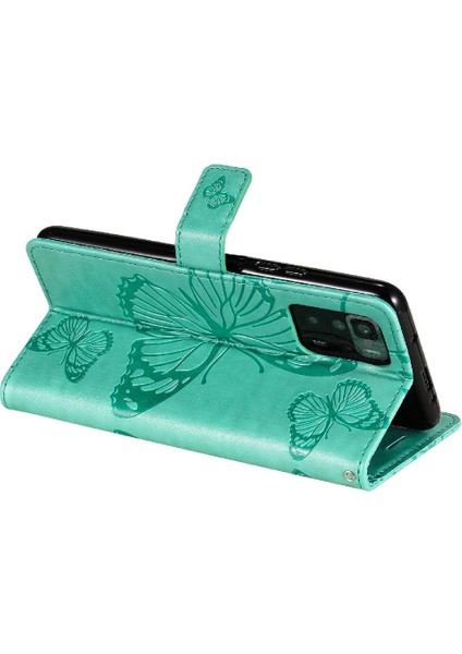 Xiaomi Redmi Not 10T Için Flip Case 5g Darbeye Kapak Kapak Kickstand Pu (Yurt Dışından)