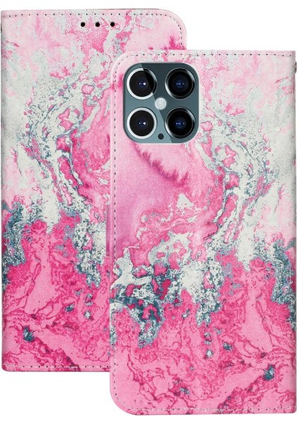 Iphone 12 Için Flip Case Pro Max Tam Koruma Kartı Yuvaları Tutucu Pu (Yurt Dışından)