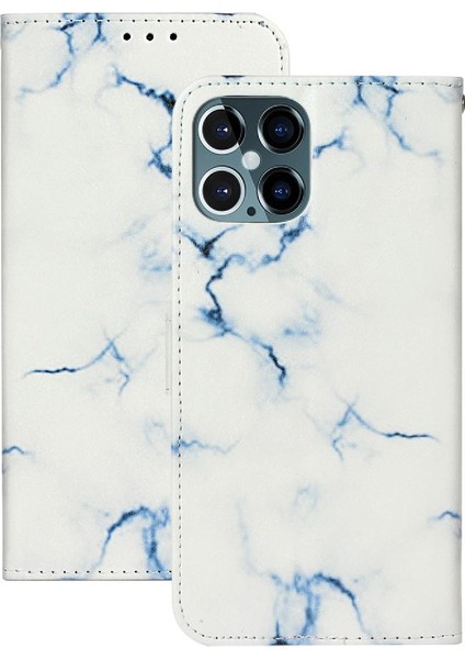 Iphone 12 Için Flip Case Pro Max Tam Koruma Kartı Yuvaları Tutucu Pu (Yurt Dışından)