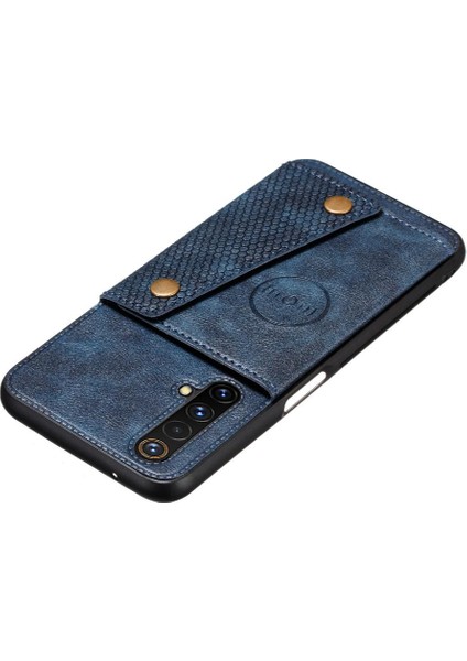 Realme X50 5g Cüzdan Kılıf Için Cüzdan Kılıf Kart Tutucu Darbeye Kickstand (Yurt Dışından)
