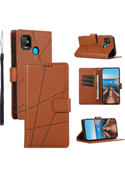 Tecno Pop 5 Darbeye Kickstand Üç Kart Yuvaları Şok Için Flip Case (Yurt Dışından)