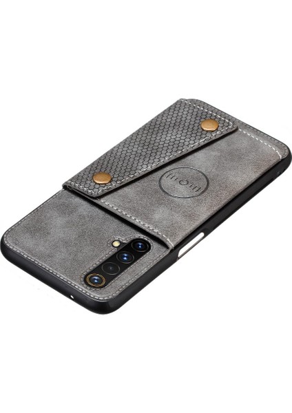 Realme X50 5g Cüzdan Kılıf Için Cüzdan Kılıf Kart Tutucu Darbeye Kickstand (Yurt Dışından)