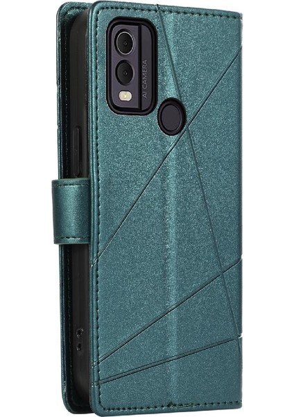 YH Mall Nokia C22 Üç Kart Yuvaları Şok Emici Kickstand Için Flip Case (Yurt Dışından)