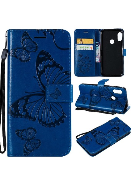 Xiaomi A2 Lite Için Flip Case Kart Yuvası ile Pu Deri Manyetik Kapak Çevirin (Yurt Dışından)