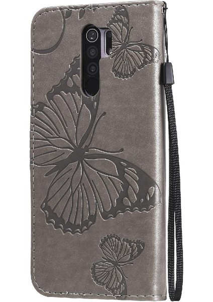 Kart Yuvası ile Xiaomi Redmi 9 Pu Deri Flip Kickstand Için Flip Case (Yurt Dışından) modelleri